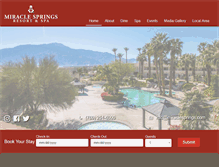 Tablet Screenshot of miraclesprings.com